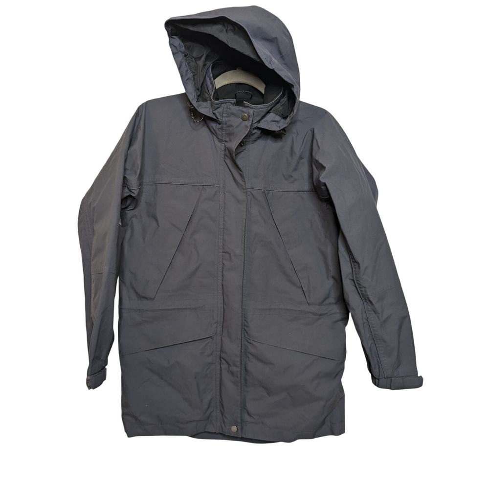 VINTAGE 90's Y2K EDDIE BAUER Gore-tex Men's Size XS Raincoat Gray